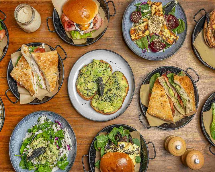 Griffith St Larder breakfast spread